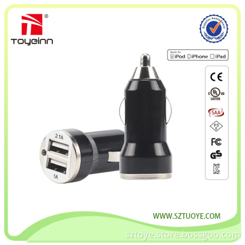 5V 2.1A Quick Charge Dual Car Charger 2 USB Port Cigarette Lighter Adapter Voltage
